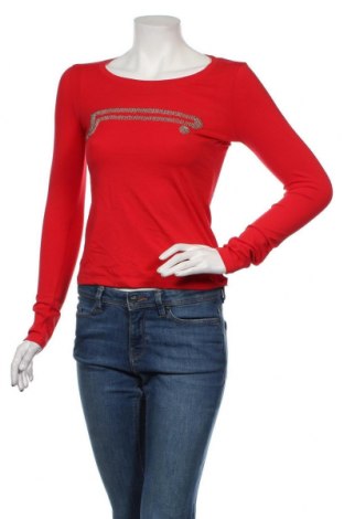 Bluză de femei With Love, Mărime S, Culoare Roșu, 95% bumbac, 5% elastan, Preț 21,55 Lei