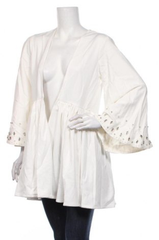 Γυναικεία ζακέτα Threadz, Μέγεθος L, Χρώμα Λευκό, Τιμή 11,55 €