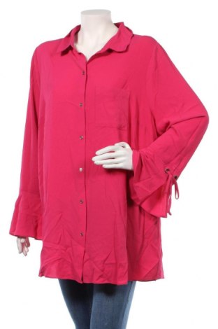 Γυναικείο πουκάμισο Evans, Μέγεθος XXL, Χρώμα Ρόζ , 97% πολυεστέρας, 3% ελαστάνη, Τιμή 9,48 €