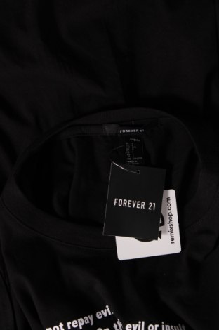 Γυναικείο t-shirt Forever 21, Μέγεθος L, Χρώμα Μαύρο, Βαμβάκι, Τιμή 10,05 €
