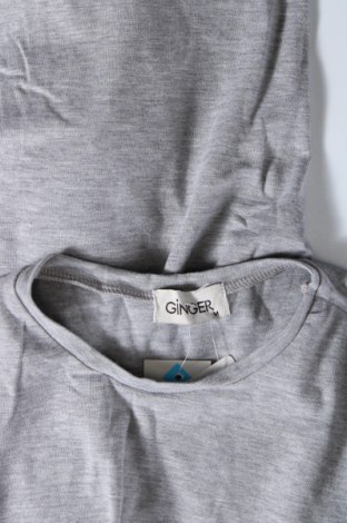 Γυναικείο t-shirt Ginger, Μέγεθος M, Χρώμα Γκρί, 95% βαμβάκι, 5% ελαστάνη, Τιμή 8,24 €