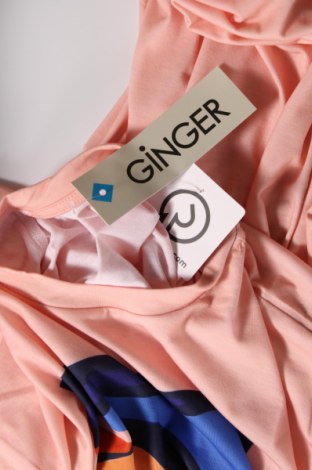 Γυναικείο t-shirt Ginger, Μέγεθος M, Χρώμα Πορτοκαλί, 95% πολυεστέρας, 5% ελαστάνη, Τιμή 5,77 €
