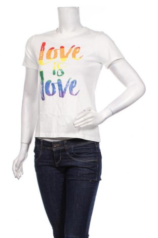 Γυναικείο t-shirt Ginger, Μέγεθος S, Χρώμα Λευκό, Βαμβάκι, Τιμή 20,10 €