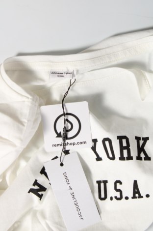Γυναικείο t-shirt Jacqueline De Yong, Μέγεθος M, Χρώμα Λευκό, Βαμβάκι, Τιμή 20,10 €