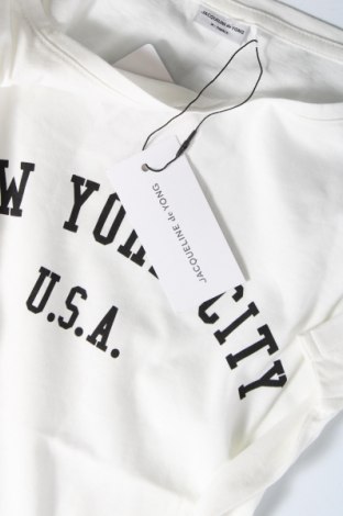 Γυναικείο t-shirt Jacqueline De Yong, Μέγεθος XS, Χρώμα Λευκό, Βαμβάκι, Τιμή 20,10 €
