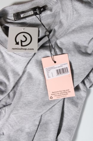 Γυναικείο t-shirt Missguided, Μέγεθος S, Χρώμα Γκρί, Βαμβάκι, Τιμή 10,05 €