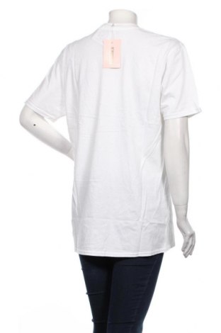 Γυναικείο t-shirt Missguided, Μέγεθος L, Χρώμα Λευκό, Βαμβάκι, Τιμή 10,05 €