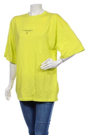 Γυναικείο t-shirt Missguided, Μέγεθος S, Χρώμα Πράσινο, 55% πολυεστέρας, 45% βαμβάκι, Τιμή 8,24 €