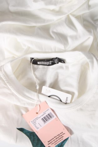 Γυναικείο t-shirt Missguided, Μέγεθος S, Χρώμα Λευκό, Τιμή 10,05 €
