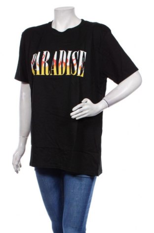Γυναικείο t-shirt Missguided, Μέγεθος L, Χρώμα Μαύρο, Βαμβάκι, Τιμή 7,04 €