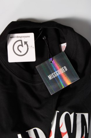 Γυναικείο t-shirt Missguided, Μέγεθος S, Χρώμα Μαύρο, Βαμβάκι, Τιμή 7,04 €