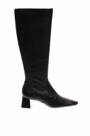 Γυναικείες μπότες Mango, Μέγεθος 39, Χρώμα Μαύρο, Γνήσιο δέρμα, Τιμή 34,66 €