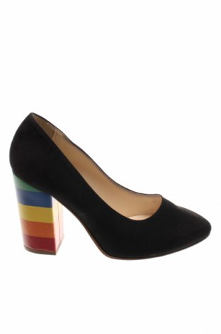 Γυναικεία παπούτσια United Colors Of Benetton, Μέγεθος 39, Χρώμα Μαύρο, Κλωστοϋφαντουργικά προϊόντα, Τιμή 20,41 €