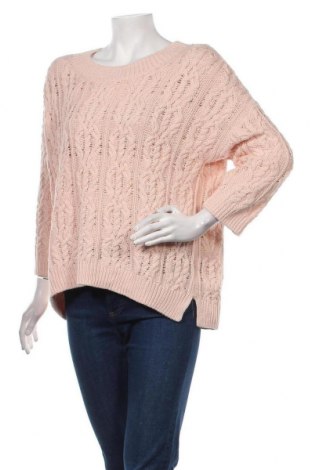 Γυναικείο πουλόβερ H&M, Μέγεθος M, Χρώμα Ρόζ , 60% βαμβάκι, 40%ακρυλικό, Τιμή 12,47 €