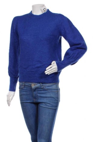 Дамски пуловер Hallhuber, Размер M, Цвят Син, 34% полиамид, 29% мохер, 29% вълна, 8% еластан, Цена 24,99 лв.