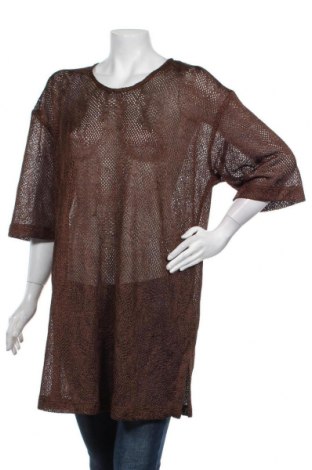 Γυναικείο πουλόβερ Sempre piu by Chalou, Μέγεθος XL, Χρώμα Καφέ, Τιμή 19,79 €