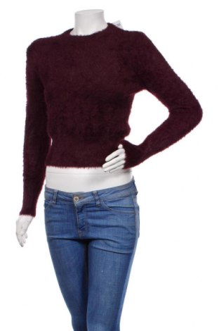 Γυναικείο πουλόβερ Zara Knitwear, Μέγεθος M, Χρώμα Κόκκινο, 73% πολυαμίδη, 17% βισκόζη, 10% πολυεστέρας, Τιμή 12,47 €