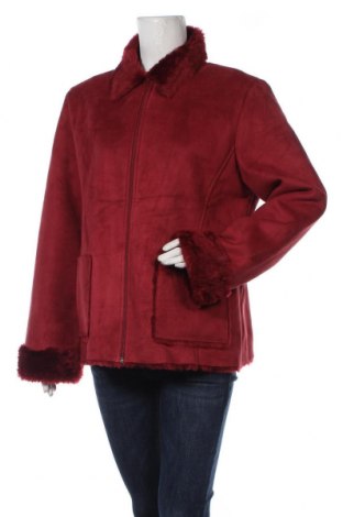 Дамско палто Autre Ton, Размер M, Цвят Червен, Полиестер, Цена 19,11 лв.
