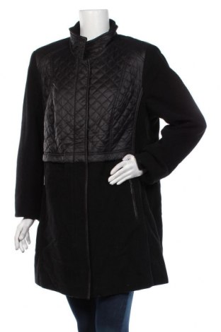 Дамско палто Barbara Lebek, Размер XL, Цвят Черен, 60% вълна, 30% полиестер, 5% вискоза, 5% други материали, Цена 188,00 лв.