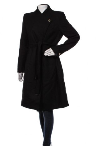 Дамско палто Mint & Berry, Размер M, Цвят Черен, 80% полиестер, 20% вълна, Цена 46,67 лв.