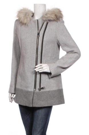 Дамско палто S.Oliver Black Label, Размер M, Цвят Сив, 75% вълна, 25% полиамид, Цена 306,75 лв.