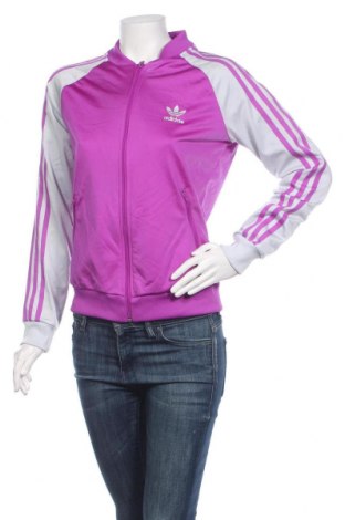 Bluză trening de femei Adidas Originals, Mărime M, Culoare Mov, Poliester, Preț 124,01 Lei