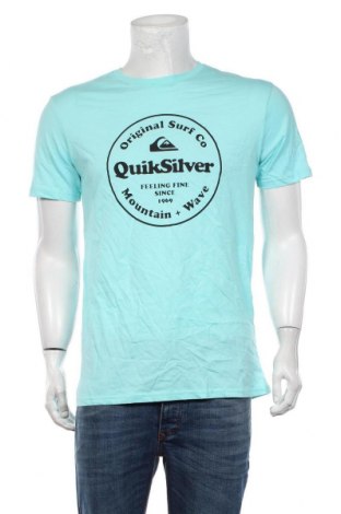 Ανδρικό t-shirt Quiksilver, Μέγεθος M, Χρώμα Μπλέ, Βαμβάκι, Τιμή 17,68 €