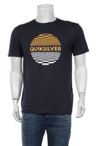 Ανδρικό t-shirt Quiksilver, Μέγεθος M, Χρώμα Μπλέ, Βαμβάκι, Τιμή 18,19 €