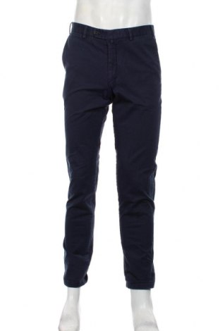 Мъжки панталон Van Laack, Размер M, Цвят Син, 96% памук, 4% еластан, Цена 70,00 лв.