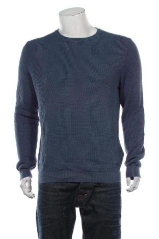 Мъжки пуловер Joop!, Размер L, Цвят Син, Памук, Цена 134,12 лв.