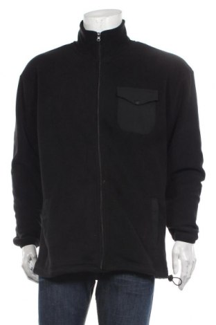 Ανδρική ζακέτα fleece Urban Classics, Μέγεθος L, Χρώμα Μαύρο, Πολυεστέρας, Τιμή 5,57 €