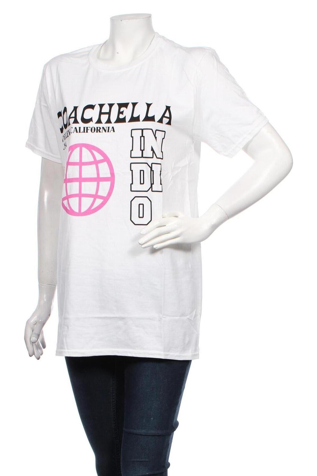 Γυναικείο t-shirt Missguided, Μέγεθος M, Χρώμα Λευκό, Βαμβάκι, Τιμή 10,05 €