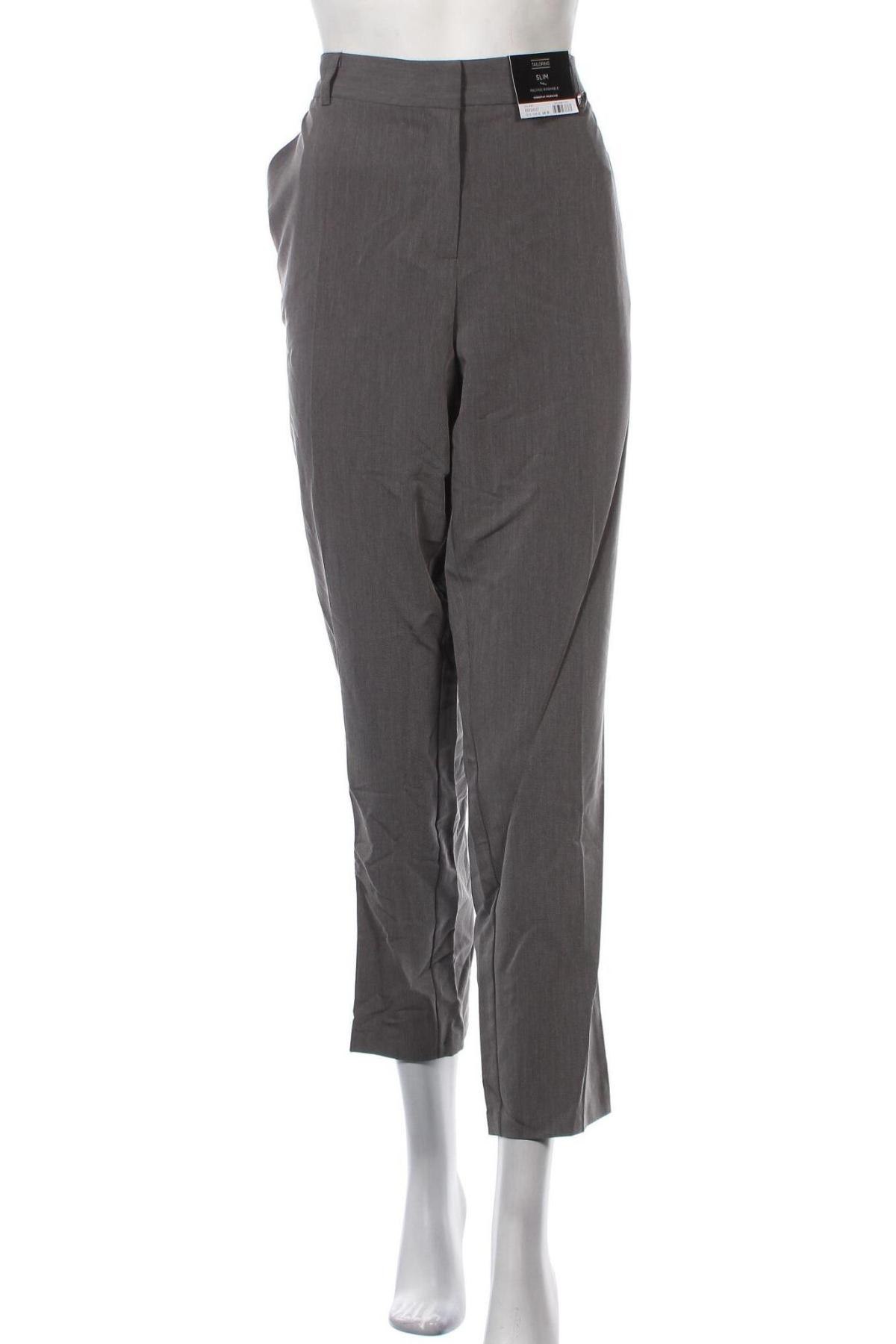 Дамски панталон Dorothy Perkins, Размер XL, Цвят Сив, Цена 27,65 лв.