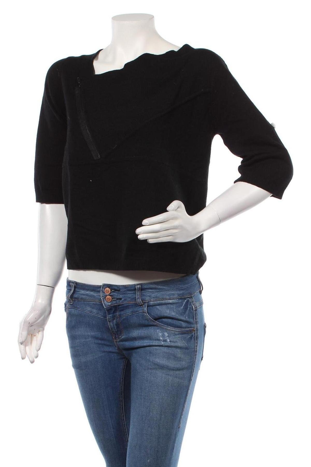 Γυναικείο πουλόβερ Alba Moda, Μέγεθος S, Χρώμα Μαύρο, 50% μαλλί, 50% πολυακρυλικό, Τιμή 12,47 €