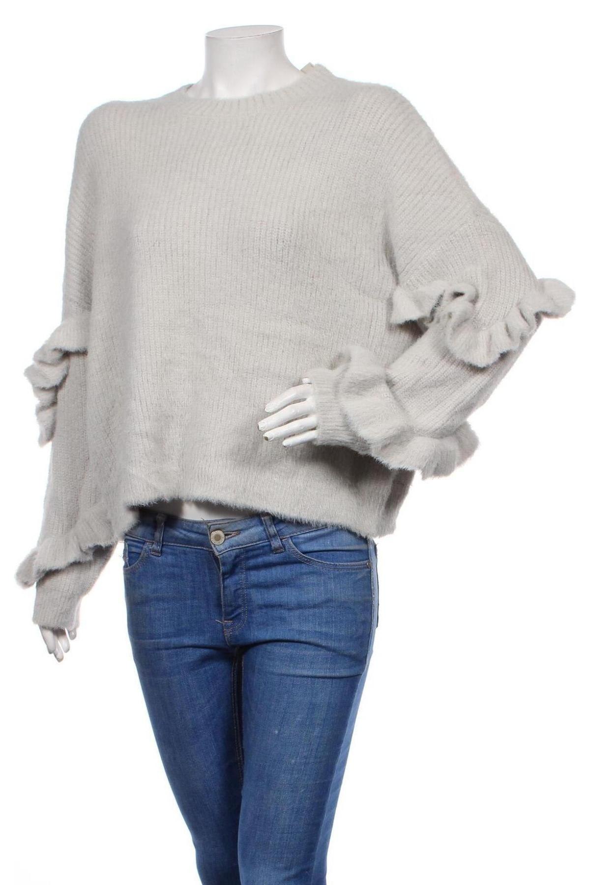 Γυναικείο πουλόβερ Miss Selfridge, Μέγεθος XL, Χρώμα Γκρί, 64% πολυαμίδη, 36%ακρυλικό, Τιμή 19,67 €