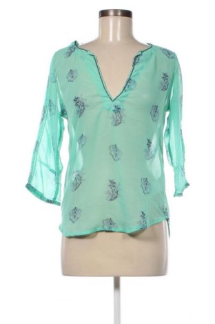 Дамска блуза Garcia Jeans, Размер M, Цвят Зелен, Цена 3,60 лв.