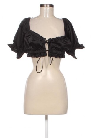 Γυναικεία μπλούζα Gina Tricot, Μέγεθος L, Χρώμα Μαύρο, Τιμή 3,30 €