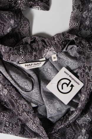 Γυναικεία μπλούζα Naf Naf, Μέγεθος XS, Χρώμα Γκρί, Τιμή 3,71 €