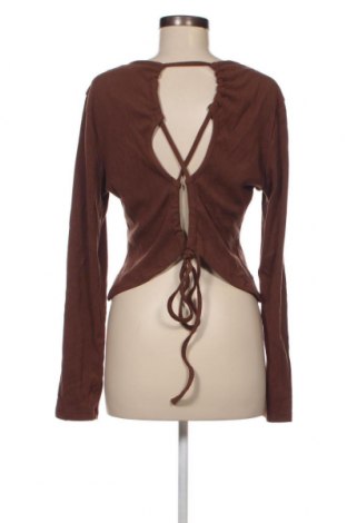 Дамска блуза SHEIN, Размер XL, Цвят Кафяв, Цена 7,44 лв.