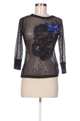 Γυναικεία μπλούζα Waggon, Μέγεθος S, Χρώμα Μαύρο, Τιμή 1,60 €