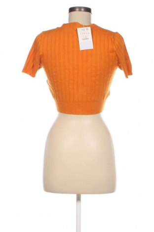 Дамска жилетка Pull&Bear, Размер M, Цвят Оранжев, Цена 7,36 лв.