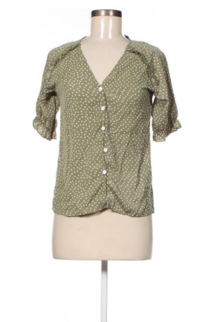 Γυναικείο πουκάμισο SHEIN, Μέγεθος XS, Χρώμα Πράσινο, Τιμή 4,12 €