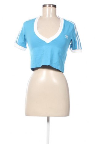 Damen T-Shirt Adidas Originals, Größe XS, Farbe Blau, Preis 6,58 €