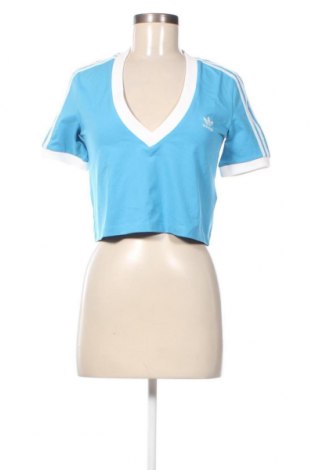 Damen T-Shirt Adidas Originals, Größe M, Farbe Blau, Preis € 6,58