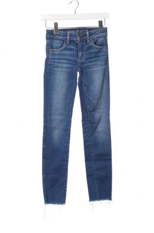 Dámske džínsy  American Eagle, Veľkosť XXS, Farba Modrá, Cena  2,76 €
