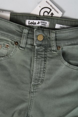 Дамски дънки Lois, Размер XXS, Цвят Зелен, Цена 12,88 лв.
