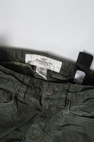 Pantaloni de velvet de femei H&M L.O.G.G., Mărime S, Culoare Verde, Preț 12,40 Lei