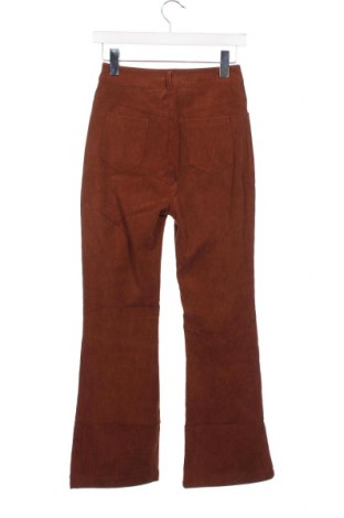 Pantaloni de velvet de femei SHEIN, Mărime XS, Culoare Maro, Preț 24,21 Lei
