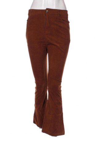 Pantaloni de velvet de femei SHEIN, Mărime S, Culoare Maro, Preț 11,45 Lei