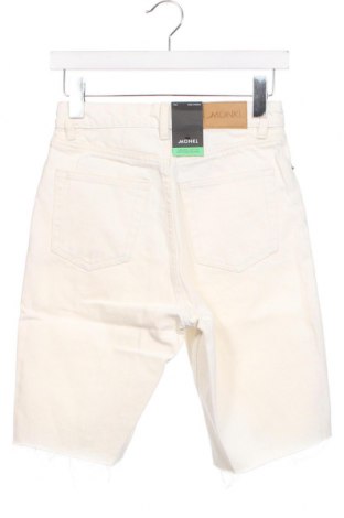 Дамски къс панталон Monki, Размер XS, Цвят Бял, Цена 28,00 лв.